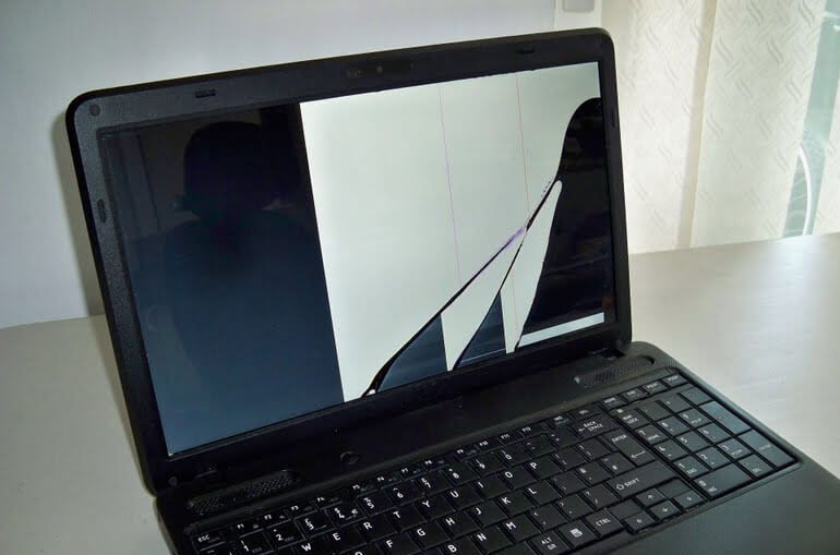 Dell Laptop Screen Crack