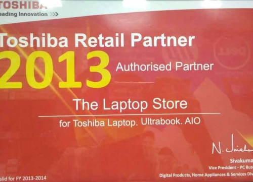 Toshiba Certificate